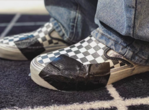 Giay Vans Classic Slip-On VLT LX 'Lux Duct Tape' VN0A3QXYBKC