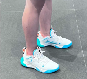 Giay Adidas Harden Stepback 3 'White Aqua' GW4215