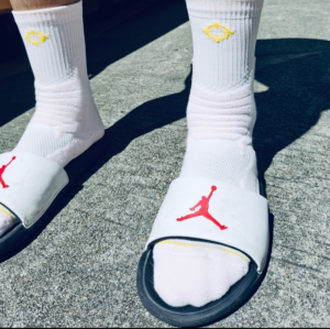 Dep Nike Air Jordan Break Slide 'White Black' AR6374-016