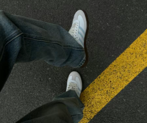 Giay Adidas Samba OG 'White Halo Blue' ID2055