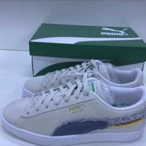 Giay Puma Suede 'White Peacoat' 383798-01