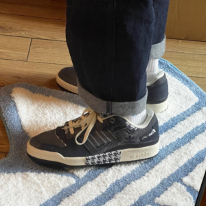 Giay Adidas Originals Forum Exhibit Low 'Black Gray' HQ8418