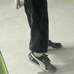 Giay Puma Roma 68 Lux 'Black' 371598-01