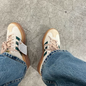 Giay Adidas Gazelle Bold 'Cream Green' ID7056