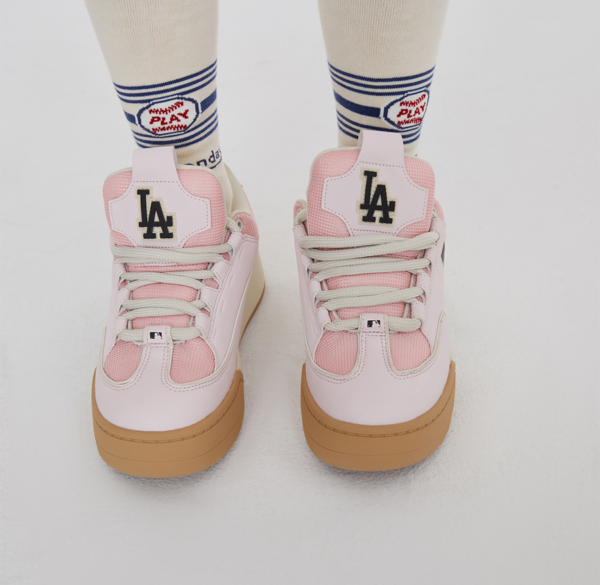 Giay MLB Chunky Wide Los Angeles ‘Pink’ 3ASXCCW3N-07PKS