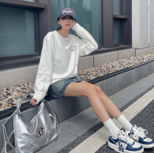 Giay MLB Chunky Liner NY Met 'Blue' 3ASXCLS3N-09NYS