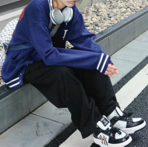 Giay MLB Chunky Liner Mid Lux NY 'Black' 3ASXCMC3N-50BKS