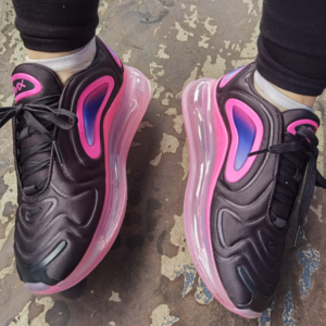 Giay Nike Air Max 720 GS 'Black Laser Pink' AQ3196-007
