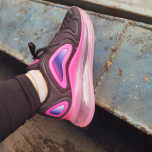 Giay Nike Air Max 720 GS 'Black Laser Pink' AQ3196-007