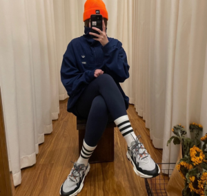 Giay Adidas Ozweego 'Grey Utility Green' FY1570