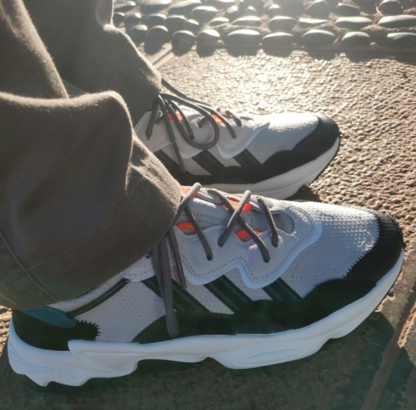 Giay Adidas Ozweego 'Grey Utility Green' FY1570