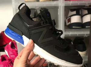 Giay New Balance 574 'Black White Blue' MS574SCS