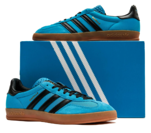 Giay Adidas Gazelle Indoor 'Bright Blue Black Gum' IG4998