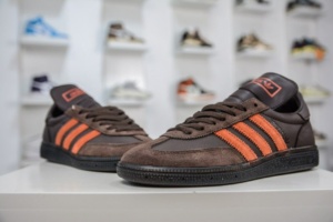 Giay Adidas Handball Spezial 'Brown Collegiate Orange' HP6694