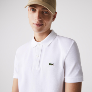 Ao Lacoste Slim Fit Polo In Petit Pique 'White' PH4012-11-001