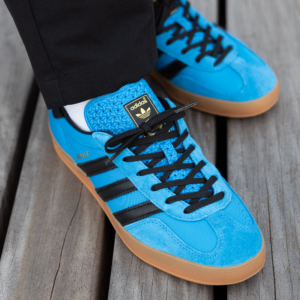 Giay Adidas Gazelle Indoor 'Bright Blue Black Gum' IG4998