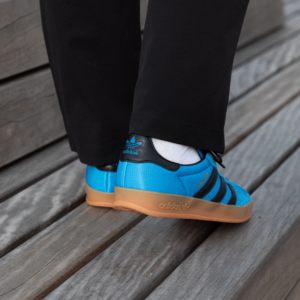 Giay Adidas Gazelle Indoor 'Bright Blue Black Gum' IG4998
