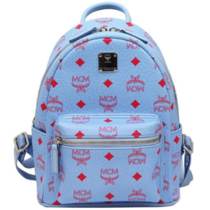 Balo MCM Stark Backpack in Visetos 'Blue' MMKASVE13H2001