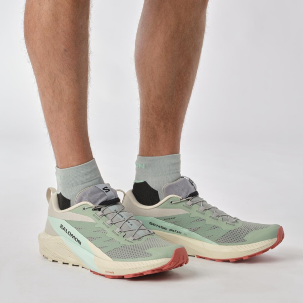 Giay Salomon Sense Ride 5 Womens Trail 'Aqua' L47212300