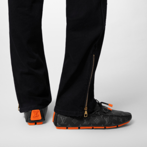 Giay Louis Vuitton LV Driver Mocassin 'Black' 1AAF3E