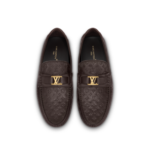 Giay Louis Vuitton Hockenheim Moccasin 'Brown' 1ABM61