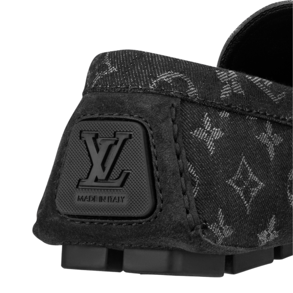 Giay Louis Vuitton LV Driver Moccasin 'Black' 1ABF4Z