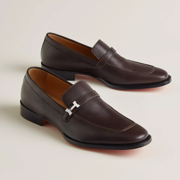 Giay Hermes Guido Loafer 'Marron Ebene' H231993ZAME395