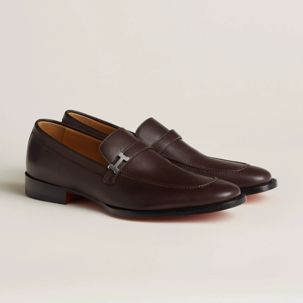 Giay Hermes Guido Loafer 'Marron Ebene' H231993ZAME395