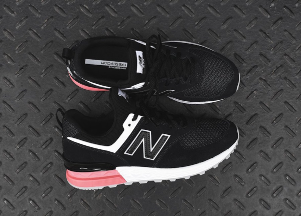 Giay New Balance 574 Series 'Black Pink' MS574STK