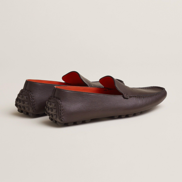 Giay Hermes Gustave Loafer 'Marron Ebene' H231967ZHME400