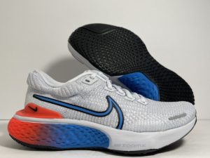 Giay Nike ZoomX Invincible Run Flyknit 2 'Grey Crimson Blue' DV2177-001