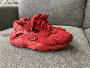 Giay Nike Air Huarache GS 'Triple Red' 654275-600
