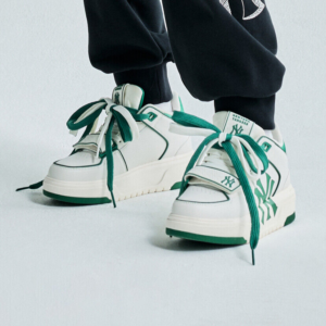 Giay MLB Chunky Liner Mid NY 'Green' 3ASXLMB3N-50GNS