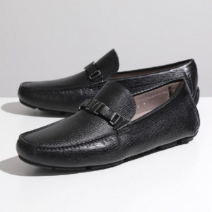 Giay Salvatore Ferragamo Mocasin Buckle 'Black' 709326