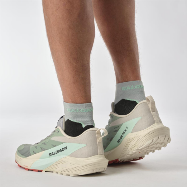 Giay Salomon Sense Ride 5 Womens Trail 'Aqua' L47212300