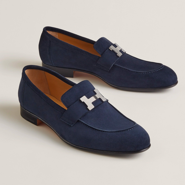 Giay Hermes Paris Loafer 'Marine' H211900ZAI2390