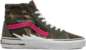 Giay Vans x AAPE Sk8-Hi 'Bolt Khaki' VN0A5JIVCMA1