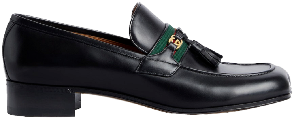 Giay Gucci Loafer With Tassels 'Black' ‎744406-1W610-1066