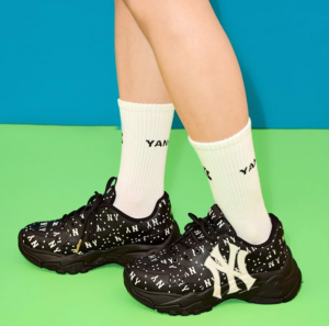 Giay MLB BigBall Chunky 'Saffiano Diamond' 3ASHMS13N-50BKS