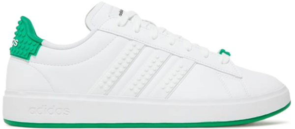 Giay Adidas Grand Court x Lego 2.0 'White Green' GW7177