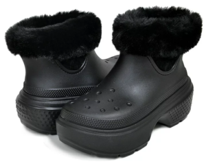 Giay Crocs Stomp Lined Boot 'Black' 208718-001