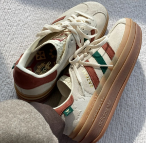 Giay Adidas Originals Gazelle Bold 2023 'White Tan' IG3685