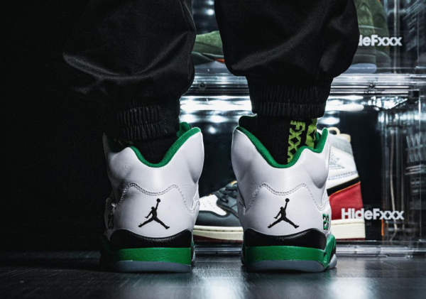 Giay Nike Air Jordan 5 Retro 'Lucky Green' DD9336-103