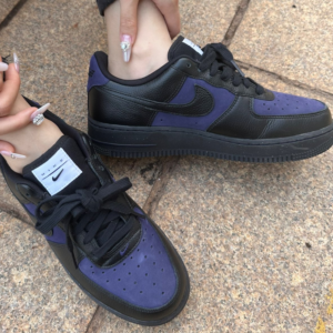 Giay Nike Air Force 1 Low 'Black Indigo' DZ2708-500