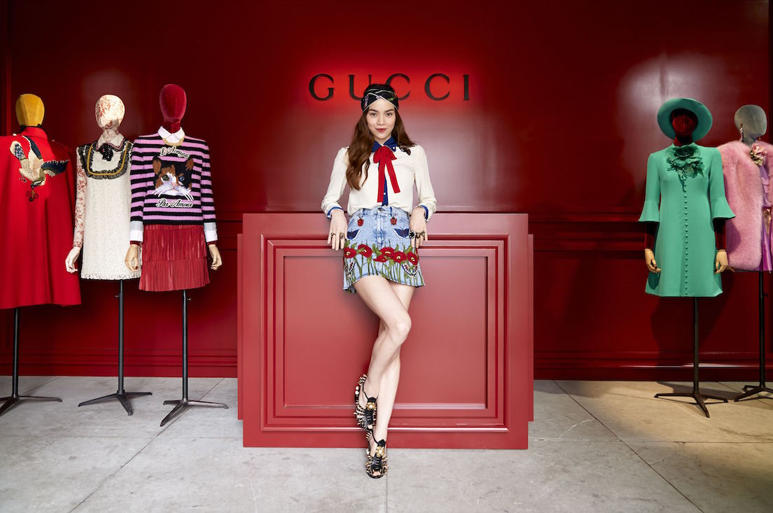 Hồ Ngọc Hà - nghệ sĩ nữ Việt Nam đầu tiên trở thành Friend of the House của Gucci Hinh anh 2: Ho Ngoc Ha - nghe si nu Viet Nam dau tien tro thanh Friend of the House cua Gucci
