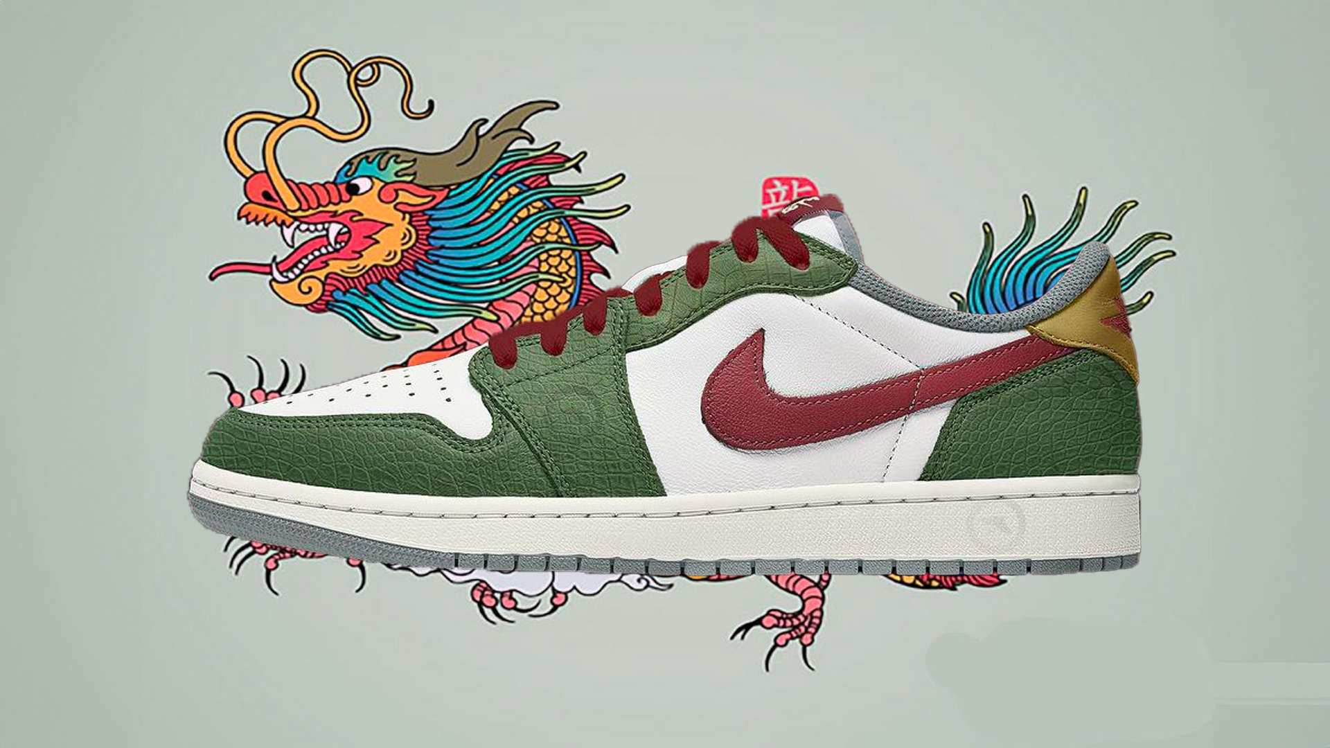 Hinh anh 1: Jordan 1 Low ‘ Year of the Dragon' - doi giay cho nam 2024