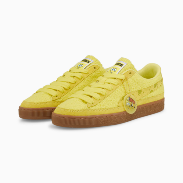 Giay Puma x Spongebob Suede 'Yellow' 391008-01