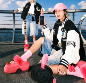 Dep Crocs Stomp Lined Clog 'Pink' 208546-6VZ