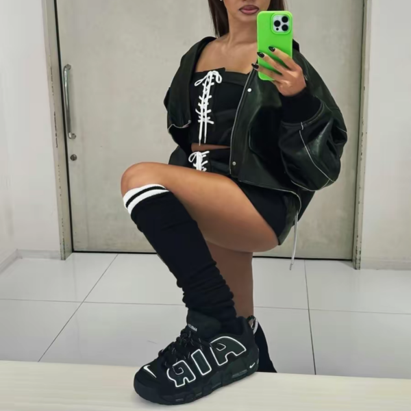 Giay Nike Air More Uptempo Low x AMBUSH 'Black' FB1299-001