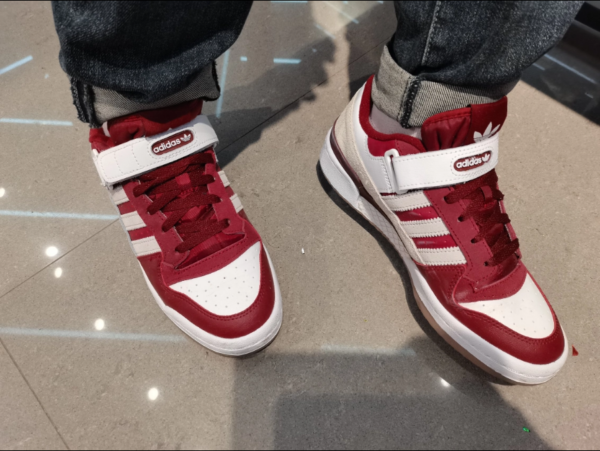 Giay Adidas Forum Low Shoes 'Red White' GX7068